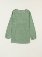 Load image into Gallery viewer, Original Corded Crewneck in Sage Green
