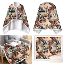 Load image into Gallery viewer, Peek-a-Boo Skulls Cloak Blanket
