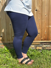 Load image into Gallery viewer, Navy Leggings NO Pockets
