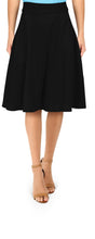 Load image into Gallery viewer, SOLID RUN -BLACK- SWING SKIRT
