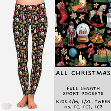 Load image into Gallery viewer, Ready To ship - Christmas Lounge - All Christmas Leggings
