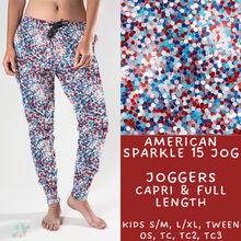 Load image into Gallery viewer, Ready To Ship - American Sparkle 15 Joggers
