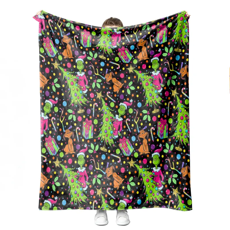 Pink Mr Green Blanket