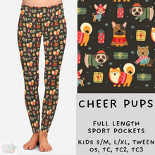 Load image into Gallery viewer, Ready To Ship - Cheer Pups Leggings
