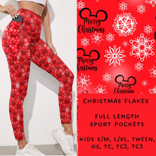 Load image into Gallery viewer, Ready To Ship - Christmas Flakes Leggings
