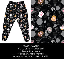 Load image into Gallery viewer, Cat Paws - Full &amp; Capri Joggers
