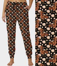 Load image into Gallery viewer, RTS - Floral Doxie Joggers
