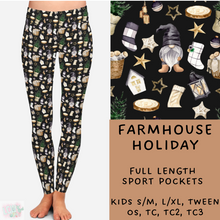 Load image into Gallery viewer, Ready To Ship - Farmhouse Holiday Leggings &amp; Capris
