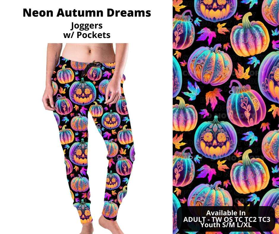 Neon Autumn Dreams Joggers