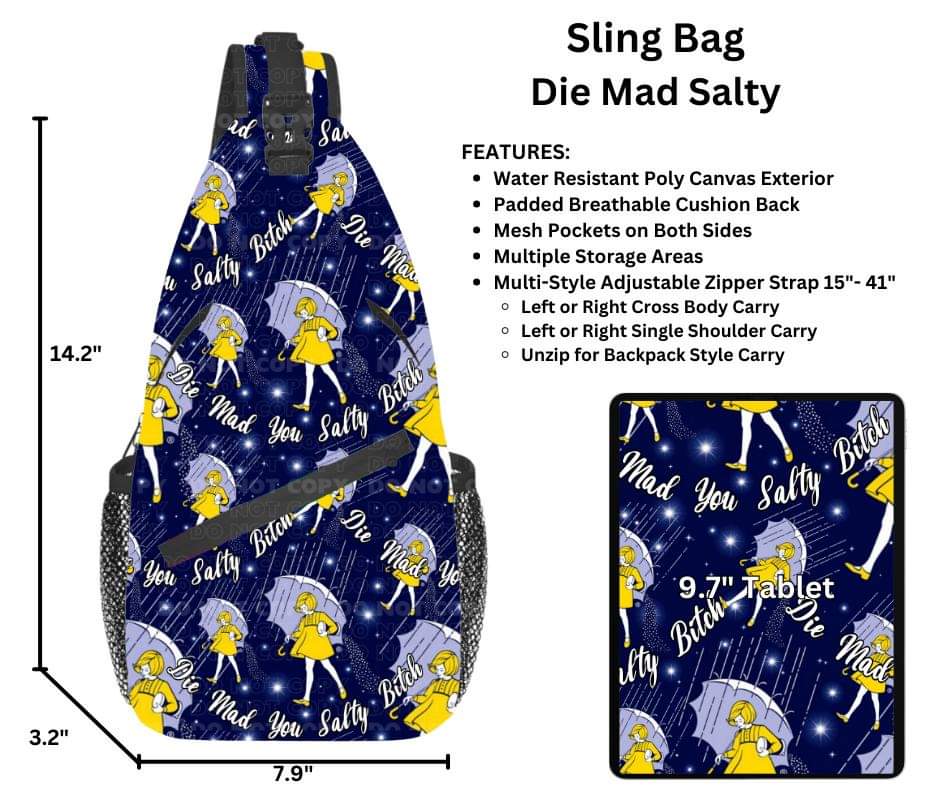 Die Mad Salty Sling Bag