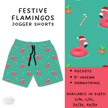 Load image into Gallery viewer, Ready To Ship - Coastal Christmas  - Festive Flamingos
