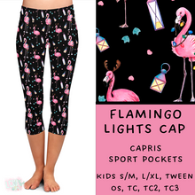 Load image into Gallery viewer, Ready To Ship - Coastal Christmas - Flamingo Lights
