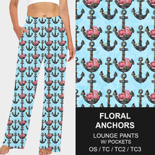 Load image into Gallery viewer, RTS - Floral Anchors Lounge Pants
