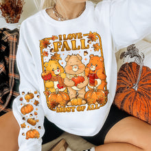 Load image into Gallery viewer, FALL BEARS- CREWNECK SWEATSHIRT  W/ SLEEVE PRINT
