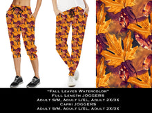 Load image into Gallery viewer, Fall Leaves Watercolor - Full Joggers
