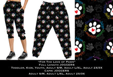 Load image into Gallery viewer, For the Love of Paws - Full &amp; Capri Joggers
