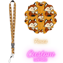 Load image into Gallery viewer, CUSTOM LANYARDS-FOXES
