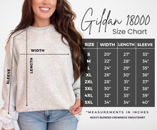 Load image into Gallery viewer, DOUBLE DOUBLE- CREWNECK SWEATSHIRT  W/ SLEEVE PRINT
