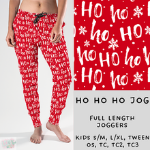 Load image into Gallery viewer, Ready To Ship - Christmas Lounge - HO HO HO Joggers
