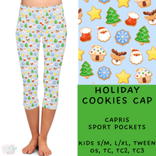 Load image into Gallery viewer, Ready To Ship - Holiday Cookies Leggings &amp; Capris
