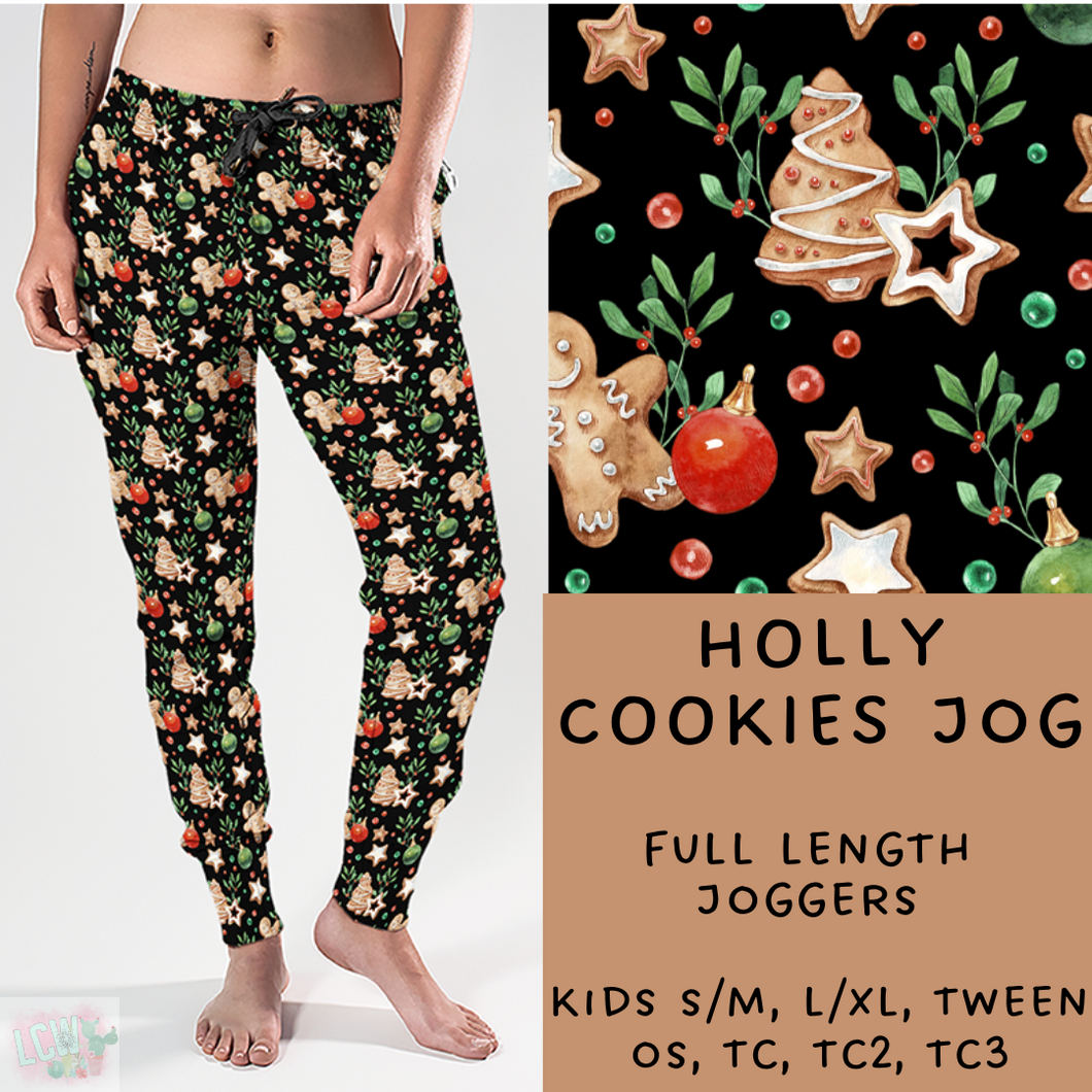 Ready To Ship - Holly Cookies Joggers