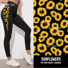 Load image into Gallery viewer, PATTERN POCKET FULL-SUNFLOWERS
