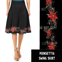 Load image into Gallery viewer, SWING SKIRT- POINSETTIA
