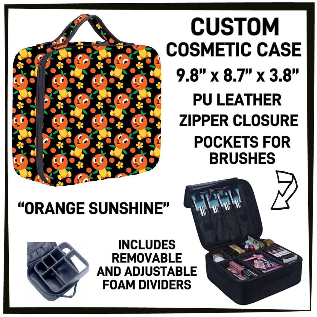 RTS - Orange Sunshine Cosmetic Case