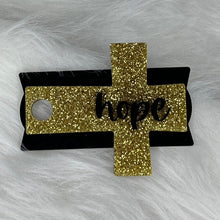 Load image into Gallery viewer, Personalized cross Stanley 30oz or 40oz name topper
