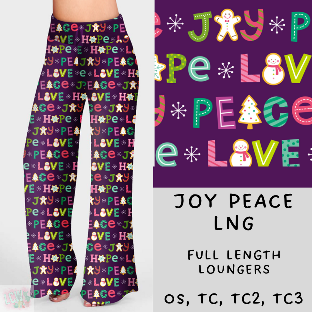 Ready To Ship - Christmas Lounge - Joy Peace Loungers