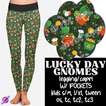 Load image into Gallery viewer, LUCKY DAY GNOMES - LETS GET LUCKY RUN - LEGGING
