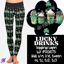 Load image into Gallery viewer, LUCKY DRINKS - LETS GET LUCKY RUN - LEGGING
