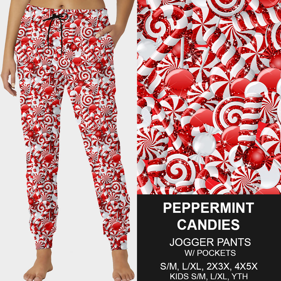 RTS - Peppermint Candies Joggers