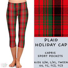 Load image into Gallery viewer, Ready To Ship - Plaid Holiday Leggings &amp; Capris
