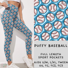 Load image into Gallery viewer, Ready To Ship - Puffy Baseball Leggings
