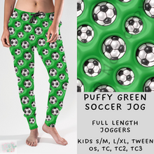 Load image into Gallery viewer, Ready To Ship - Puffy Puffy Sports - Puffy Green Soccer Jog
