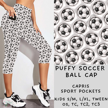 Load image into Gallery viewer, Ready To Ship - Puffy Soccer Ball Leggings
