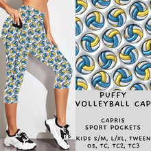 Load image into Gallery viewer, Ready To Ship - Puffy Volleyball Leggings
