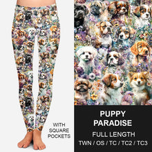 Load image into Gallery viewer, RTS - Puppy Paradise Leggings w/ Pockets
