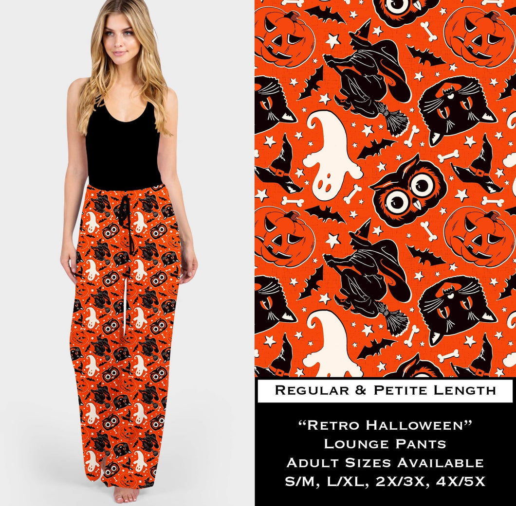 Retro Halloween Lounge Pants