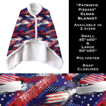 Load image into Gallery viewer, Patriotic Pizzazz Cloak Blanket
