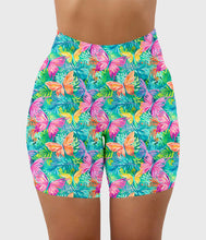 Load image into Gallery viewer, RTS - Preppy Butterfly Biker Shorts
