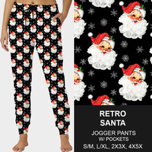 Load image into Gallery viewer, RTS - Retro Santa Joggers
