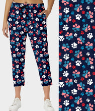 Load image into Gallery viewer, RTS - RWB Paws Capri Joggers
