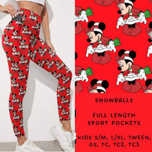 Load image into Gallery viewer, Ready To Ship - Snowballs Leggings
