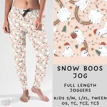 Load image into Gallery viewer, Ready To Ship - Christmas Lounge - Snow Boos Joggers
