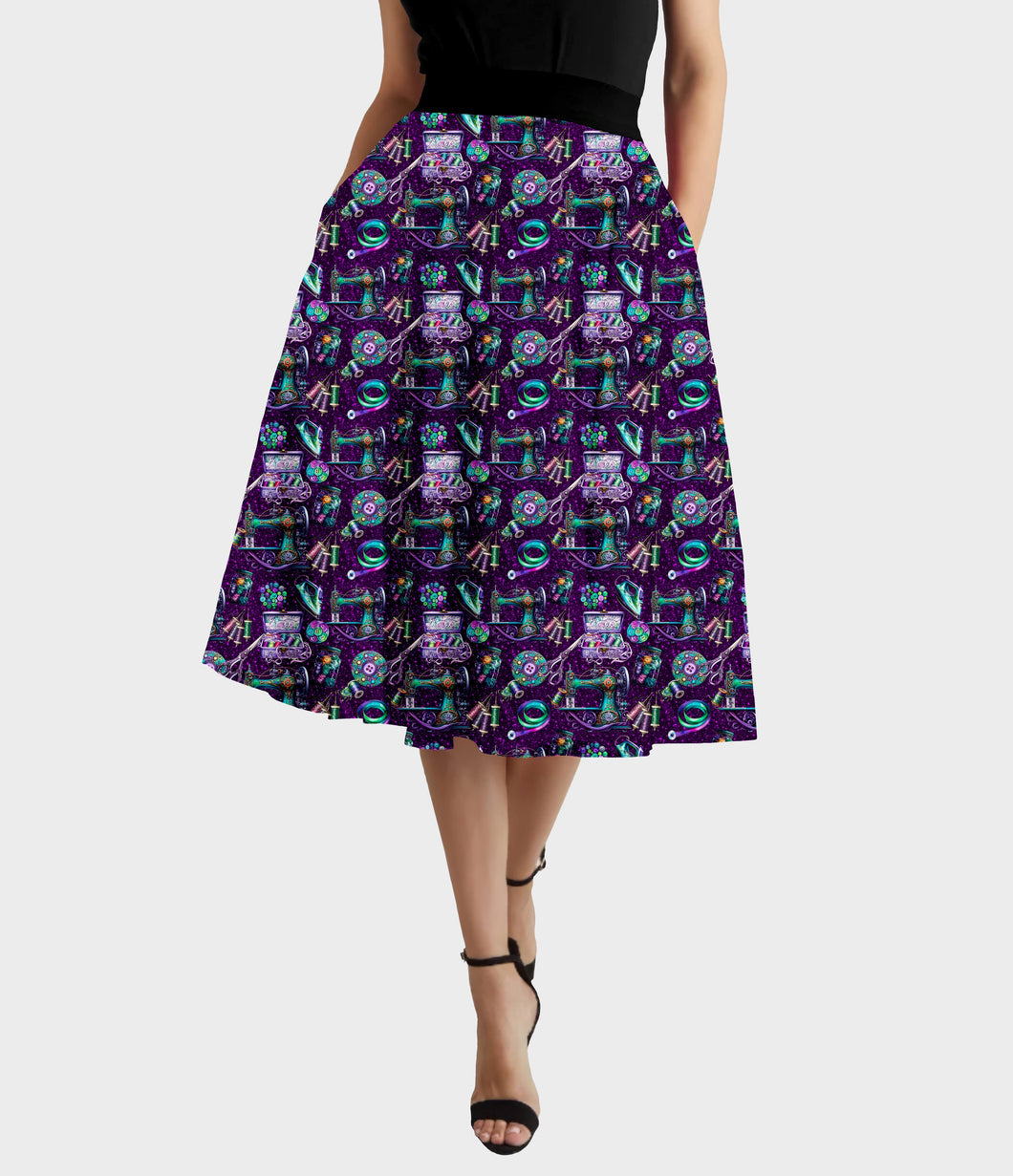 RTS - Sew Beautiful Swing Skirt w/ Pockets