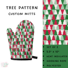 Load image into Gallery viewer, Ready To Ship - Tree Patterns Mitts
