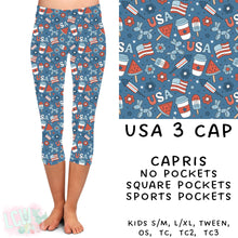 Load image into Gallery viewer, Ready To Ship - Closes 6/14 USA 3 Capri Leggings
