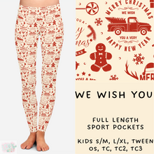 Load image into Gallery viewer, Ready To Ship - We Wish You Leggings &amp; Capris
